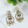 White Chandbalis Earrings