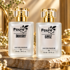 Ships in 5 working day(s) COMBO (Specially For GYMS Pack of 2) Poure GenZ + Booster Perfume Combo Box (Specially for GYMS, Warm Spices, Vanilla & Leather) 50 ml Each Poure GenZ is a bold, energizing fragrance featuring warm spices, creamy vanilla, and rich leather accords. Crafted for an active lifestyle, it delivers a confident, refined scent that keeps you feeling fresh and ready to take on the day. Poure Booster is an invigorating blend of sparkling citrus, warm spices, and earthy patchouli. Designed for an active lifestyle, it delivers a bold, refreshing scent that keeps you feeling confident and energized throughout your workout and beyond. Pack: 50ml + 50ml Combo Box SKU : Fra-01-100-26