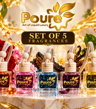 POURE Take the Long Way – Hanging Car Perfume with Warm Spices, Creamy Vanilla & Rich Woody Notes | Up to 45 Days of Fragrance POURE Take the Long Way – Fine Fragrance for Car (10ml) Elevate every drive with POURE – Art of Liquid Luxury. Take the Long Way blends warm spices, creamy vanilla, and rich woody notes to create a sophisticated, inviting fragrance for your car. Housed in an elegant glass bottle with a natural wooden diffuser cap, its stylish hanging design adds a refined touch to any car interior. Enjoy a captivating fragrance experience lasting up to 45 days, depending on usage and environmental conditions. Perfect for daily commutes, weekend getaways, and long road trips, POURE Take the Long Way transforms every journey into a moment of luxury. POURE – Art of Liquid Luxury. Take the long way. Enjoy every moment.