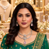 American Diamond Double Layer Necklace...