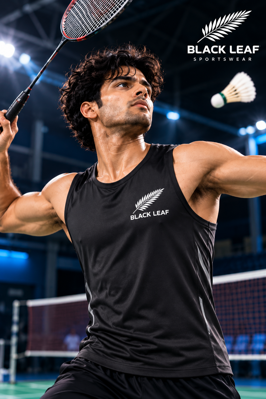 Black Leaf Men's Sports Sando – Lightweight Performance Wear Stay cool, comfortable, and ready for action with the Black Leaf Sports Sando. Designed for workouts, badminton, running, gym sessions, and everyday activewear, it offers a sporty look with lightweight comfort and freedom of movement. Its athletic design makes it a perfect choice for training and high-energy activities. Key Features: Lightweight and comfortable Breathable, sweat-wicking performance Stretch-friendly fit for easy movement Sleeveless design for enhanced mobility Ideal for gym, sports, running, and casual wear Black Leaf – Play. Train. Repeat.
